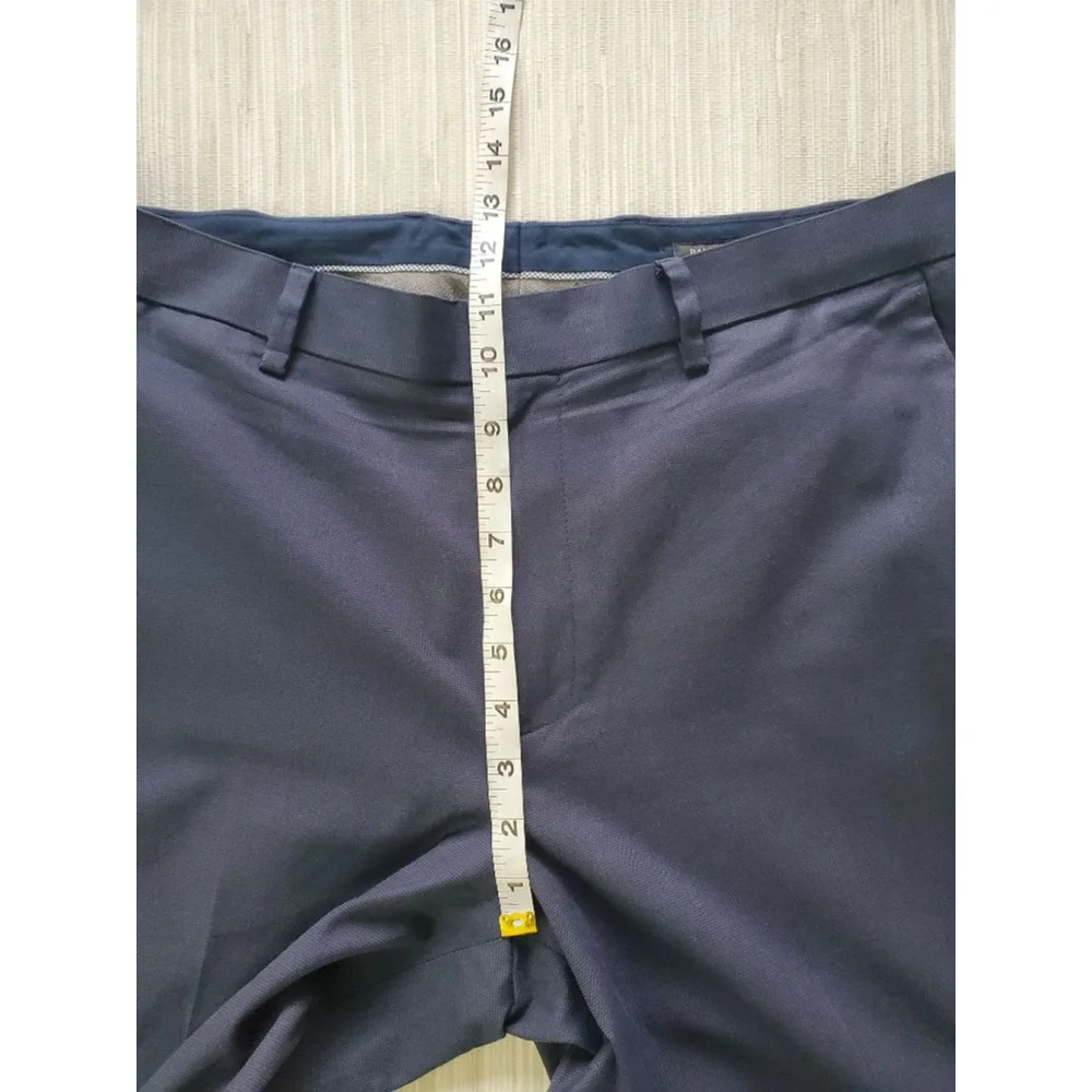 Men's Banana Republic Navy Standard Fit Dress Pants Waist 33 Navy Blue NWT